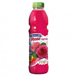 Mala's Rose Syrup   Bottle  750 millilitre
